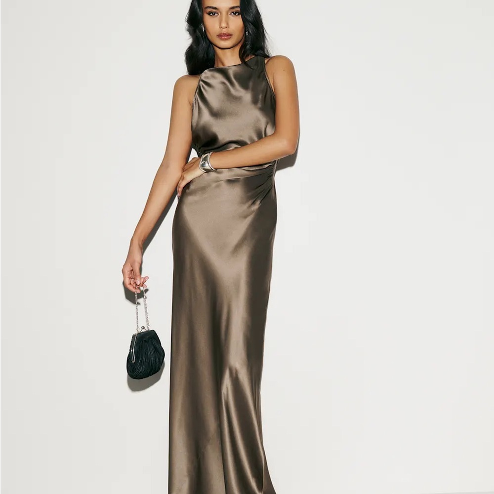 Reformation Anaiis Silk Dress